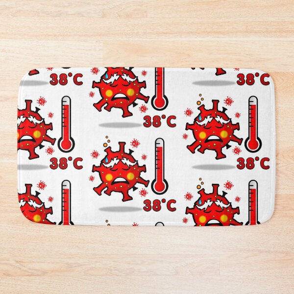 Item preview, Virus with fever. Keep your distance designed and sold by simonsitos.