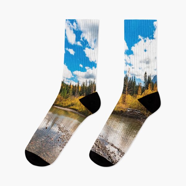 Item preview, Beautiful Fall Trees, River And Blue Sky Landscape | Halloween Gift | Home Decor | Halloween Decoration | Christmas Decoration | Christmas Shopping | Christmas Decor designed and sold by dipimoda.