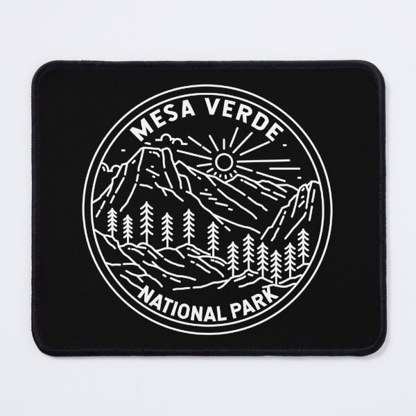 Item preview, Mesa Verde National Park Colorado Monoline designed and sold by KrisSidDesigns.