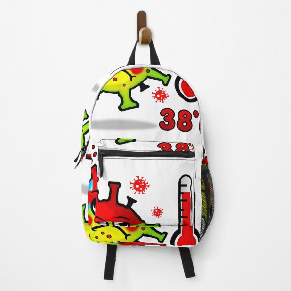 Item preview, Green virus with fever. Keep your distance designed and sold by simonsitos.