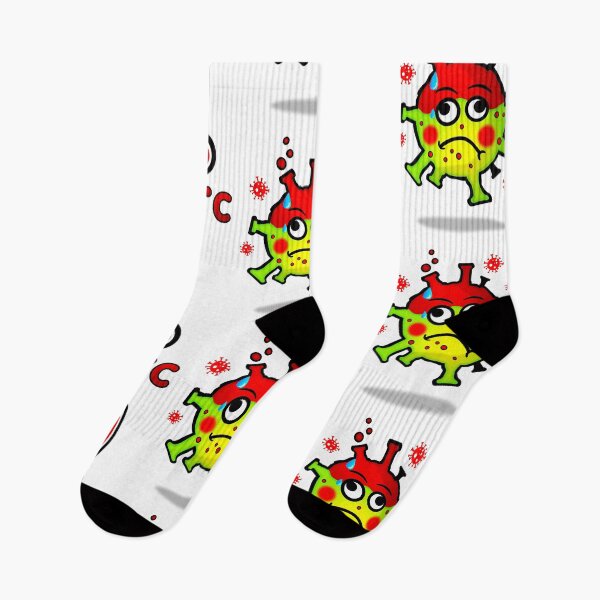 Item preview, Green virus with fever. Keep your distance designed and sold by simonsitos.