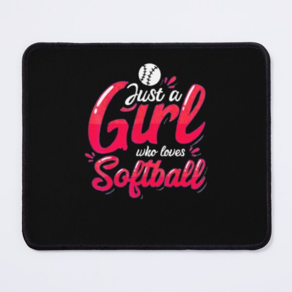 Item preview, Just a girl who loves Softball Baseball Funny Softball T-Shirt designed and sold by spolayastore.