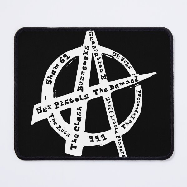 Item preview, White Anarchy Punk Symbol designed and sold by 133DandC.