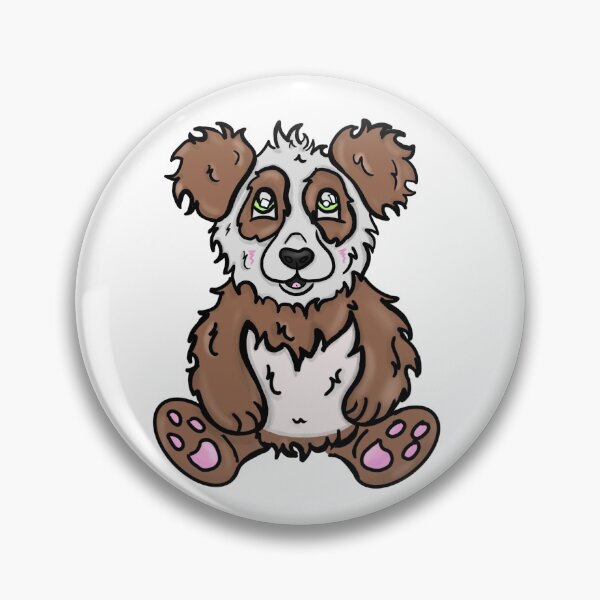 Item preview, Brown Cute Sitting Panda  designed and sold by BioLushGraphics.