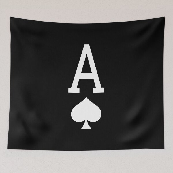 Item preview, Black and White Ace of Spades card game designed and sold by FrenchsTuck.