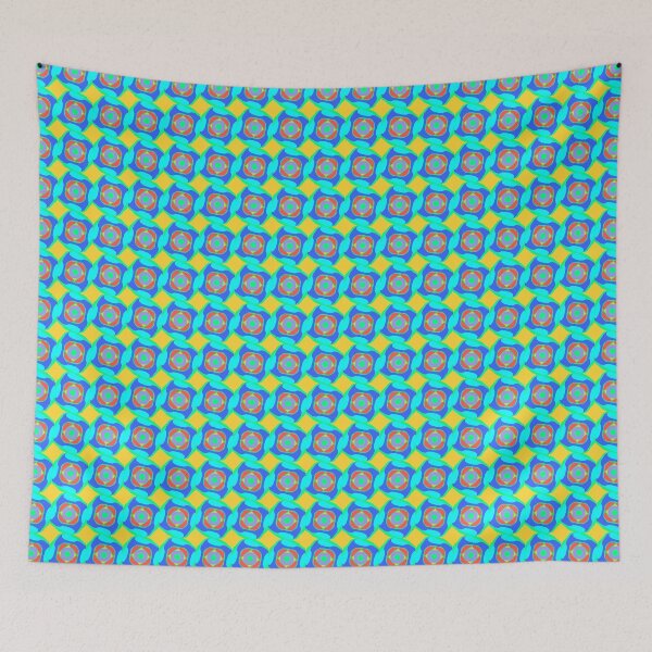 Item preview, Blue mosaic pattern designed and sold by Kassera.