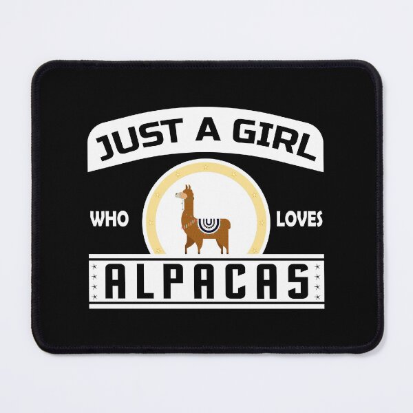 Item preview, Just A Girl Who Loves Alpacas, Funny Cute Animal Pet, Charming Quirky Good Looks Alpacas designed and sold by Merchking1.