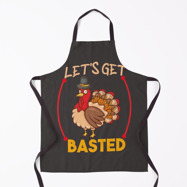 Item preview, Let's Get Basted happy thanksgiving turkey cool funny gift design designed and sold by oussamah99.