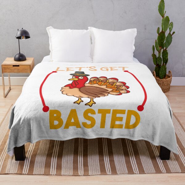 Item preview, Let's Get Basted happy thanksgiving turkey cool funny gift design designed and sold by oussamah99.