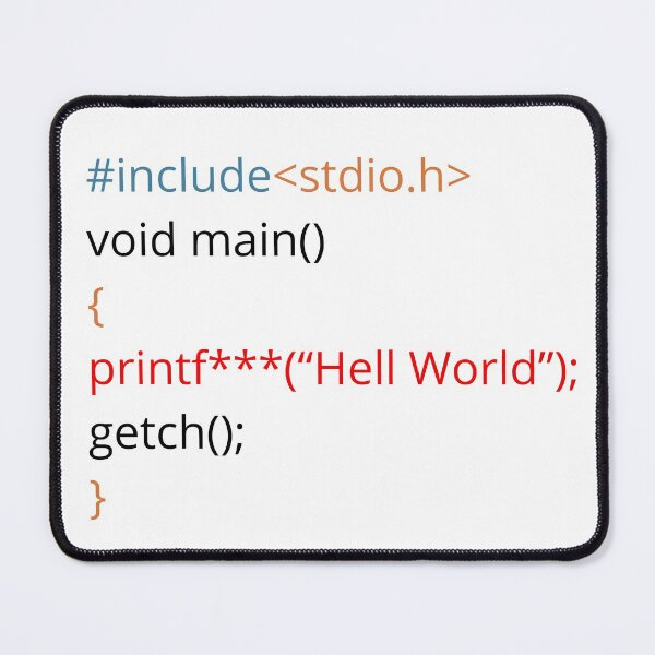 Item preview, Programming Hello World designed and sold by EngineersArt.