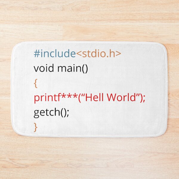 Item preview, Programming Hello World designed and sold by EngineersArt.