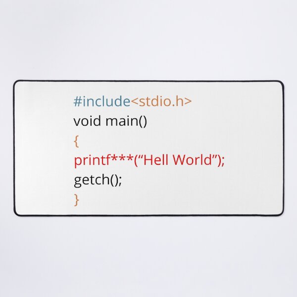 Item preview, Programming Hello World designed and sold by EngineersArt.