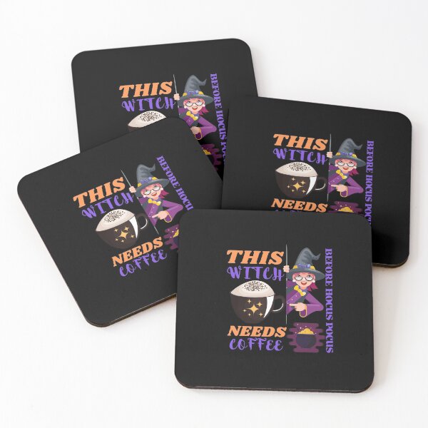 Item preview, This Witch Needs Coffee Before Hocus Pocus designed and sold by changemylife.