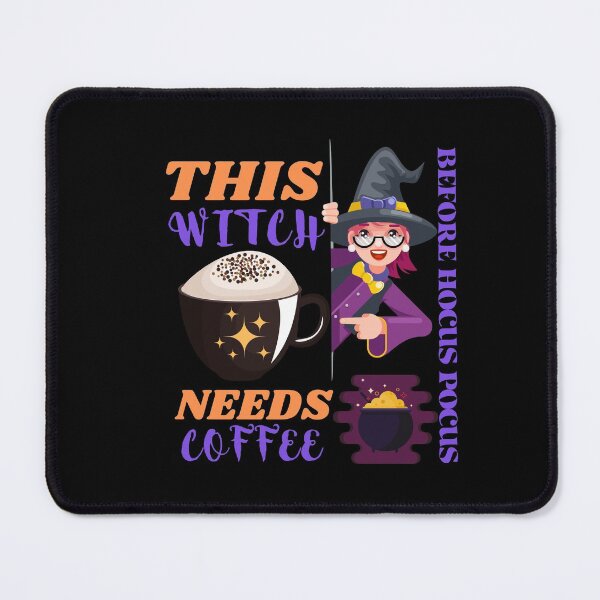 Item preview, This Witch Needs Coffee Before Hocus Pocus designed and sold by changemylife.