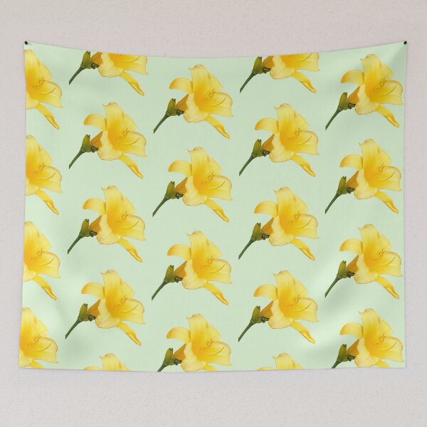 Item preview, A Single Yellow Day Lily Bloom designed and sold by KathyLav.