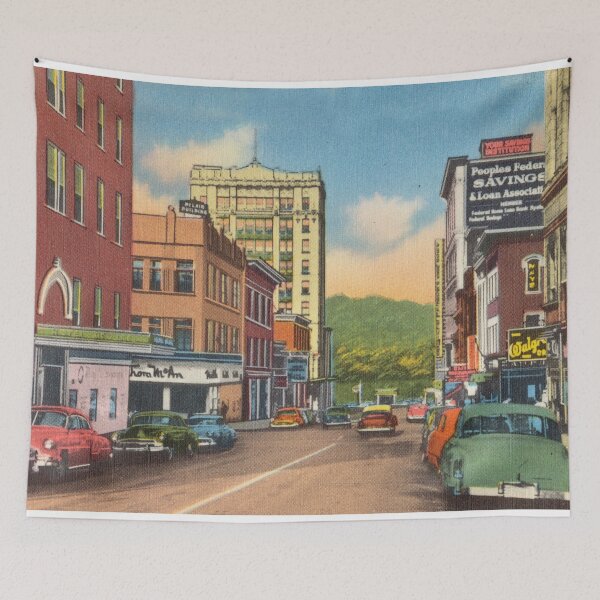 Item preview, Urban street vintage illustration designed and sold by YuneDesigns.