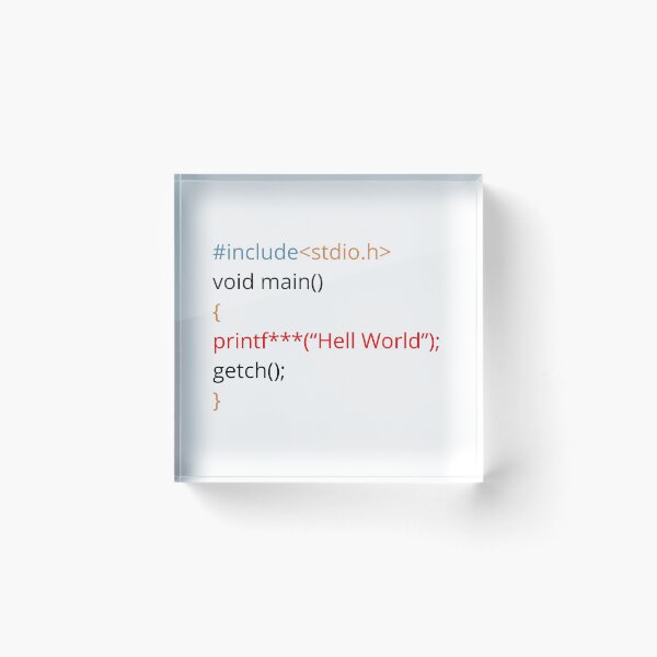 Item preview, Programming Hello World designed and sold by EngineersArt.
