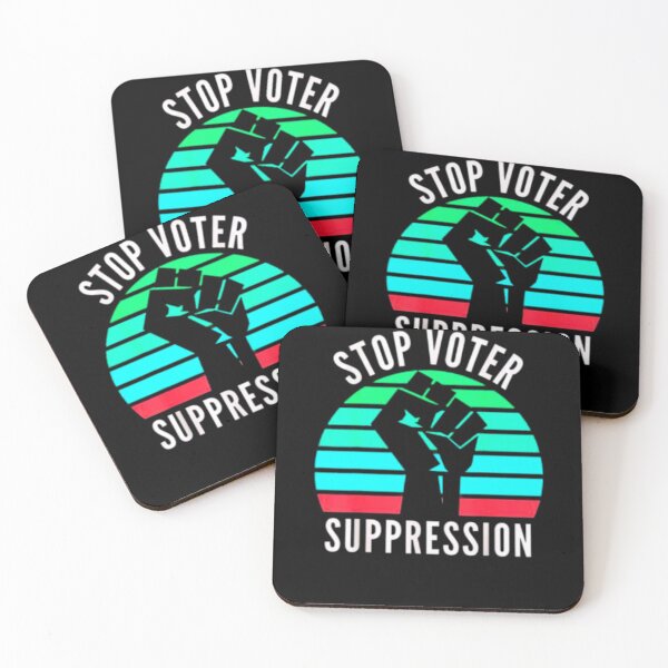 Item preview, Black Voters Matter Georgia Voting Stop Voter Suppression T-Shirt designed and sold by spolayastore.
