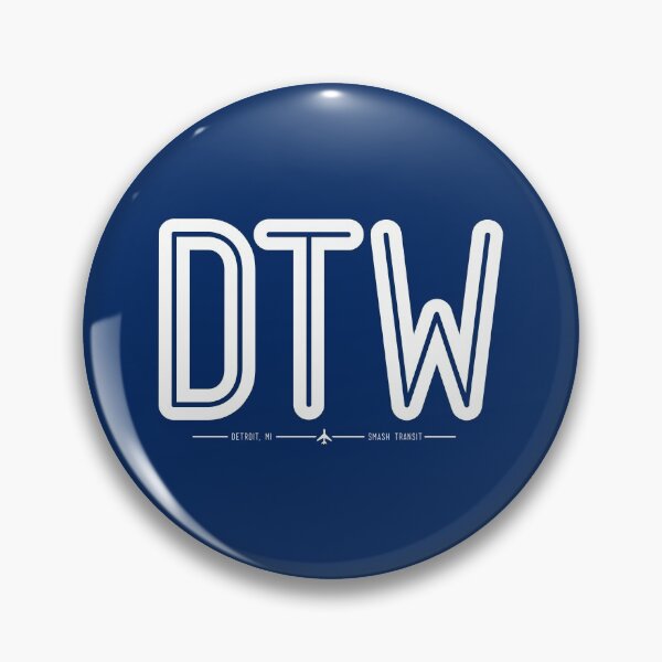 Item preview, DTW Detroit Airport designed and sold by smashtransit.