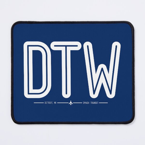 Item preview, DTW Detroit Airport designed and sold by smashtransit.