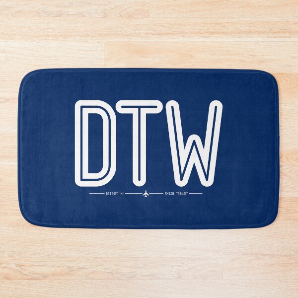 Item preview, DTW Detroit Airport designed and sold by smashtransit.