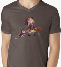 Messy Little Witch Men's V-Neck T-Shirt