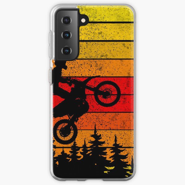 Motocross Dirt Bike Vintage retro MTB Samsung Galaxy Soft Case