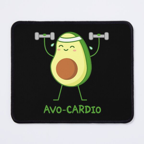 Item preview, Avocado pun. Avo-cardio. Avocado lifts weights.  designed and sold by TashaVector.