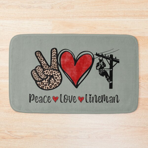 Item preview, Peace, Love, Linemen designed and sold by Sheepherder120.