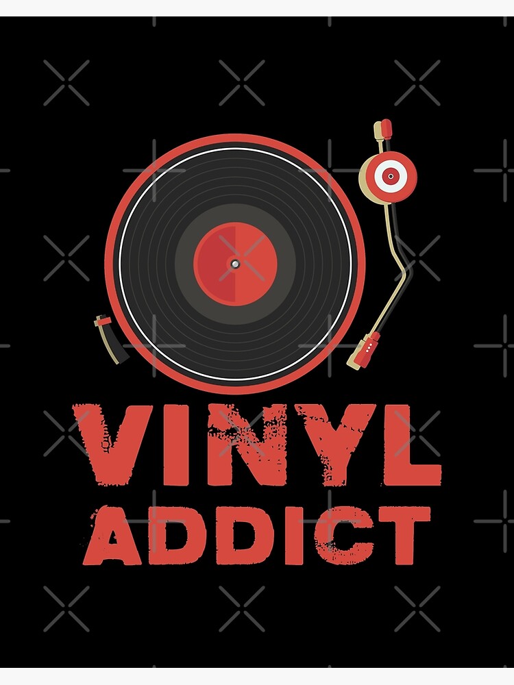 Vinyl Addict T-Shirt For Vinyl Turntable Djs