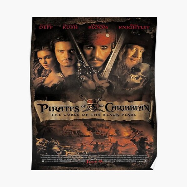 Fluch der Karibik Der Fluch der schwarzen Perle (2003) Film Poster