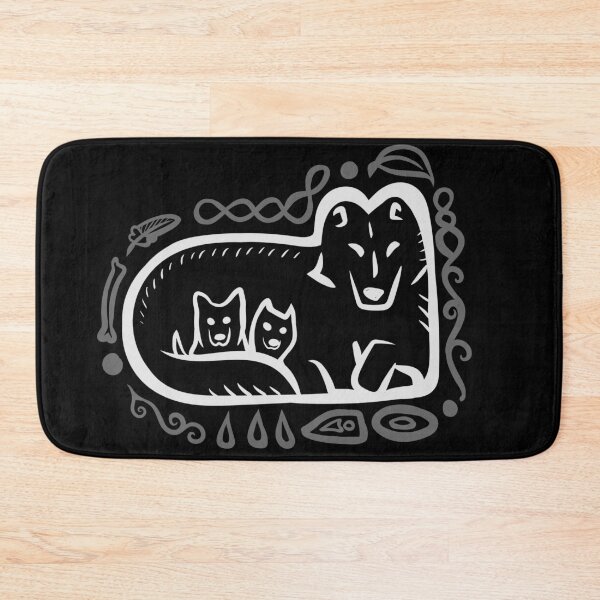 Item preview, Wolf with Cubs "Wolf Mother Guardian"  designed and sold by Boreal-Witch.