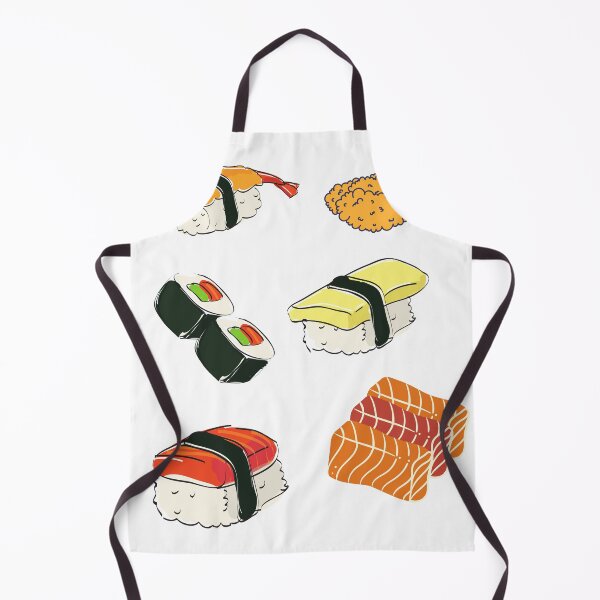 Item preview, Delicious Tamago, Umi, salmon, Ebi sushi designed and sold by Harshler-Art.