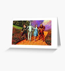 Down the Yellow Brick Road Greeting Card
