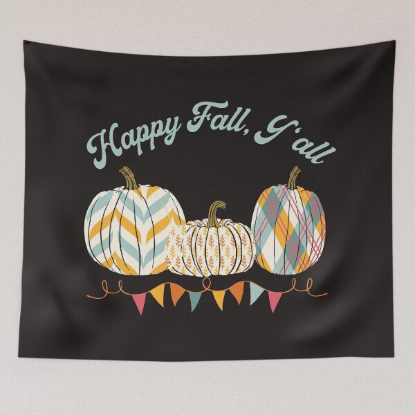 Item preview, Happy Fall, Y'all Pumpkins designed and sold by SharksOnShore.