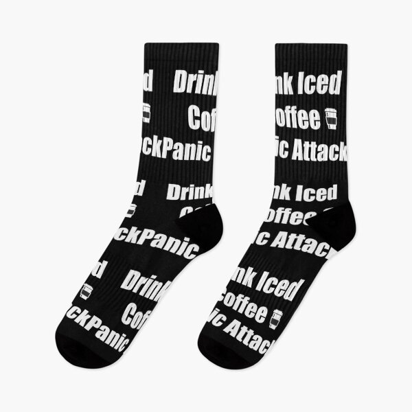 Item preview, Drink Iced Coffee Panic Attack designed and sold by Color-Sparkle.