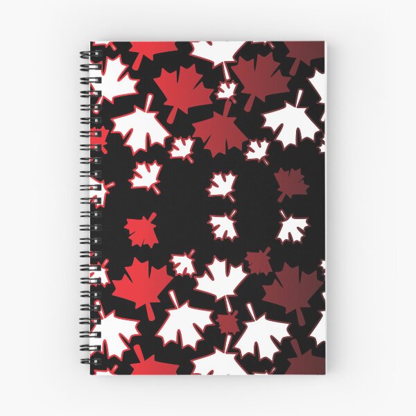 Item preview, Red and white leaves pattern  designed and sold by Dear-Ashlin.
