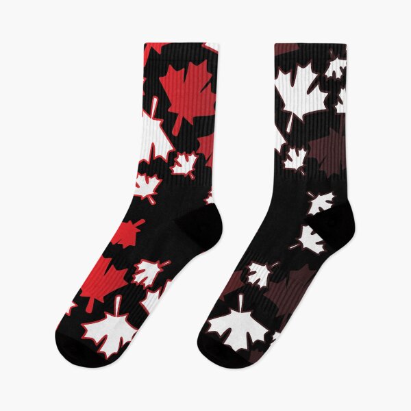 Item preview, Red and white leaves pattern  designed and sold by Dear-Ashlin.