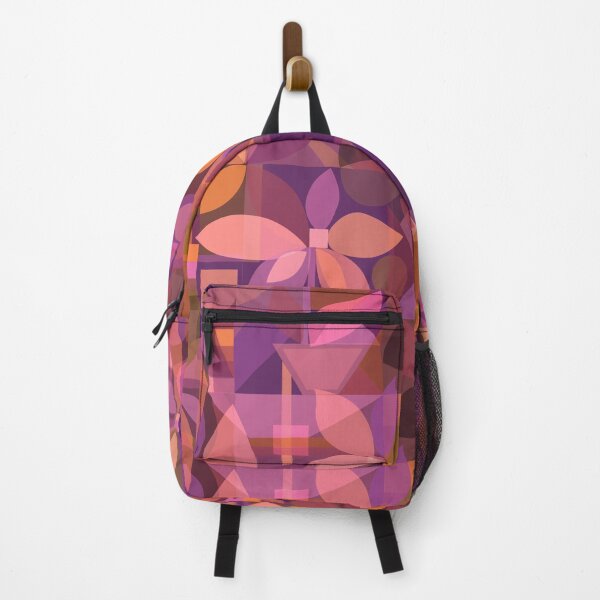 Item preview, Geometric Floral Abstract, cool pinks designed and sold by Palifino.