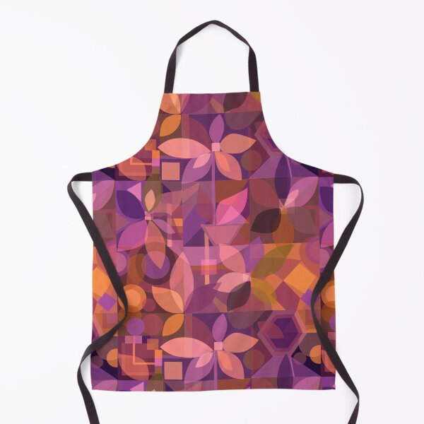 Item preview, Geometric Floral Abstract, cool pinks designed and sold by Palifino.