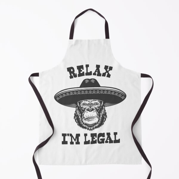 Item preview, Relax I'm Legal Funny Mexican Sombrero Mariachi Gorilla designed and sold by bouncymelon.