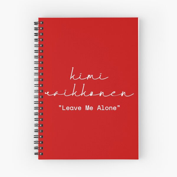 Item preview, Formula 1 Kimi Räikkönen Leave Me Alone Red T-shirt   designed and sold by Toko-Prints.