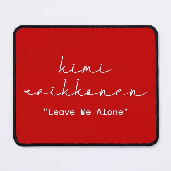 Item preview, Formula 1 Kimi Räikkönen Leave Me Alone Red T-shirt   designed and sold by Toko-Prints.