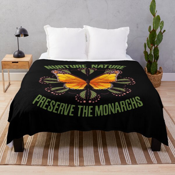Item preview, Nurture Nature Preserve Monarch Butterfly, Leaf Mandala Saving Monarchs designed and sold by Merchking1.