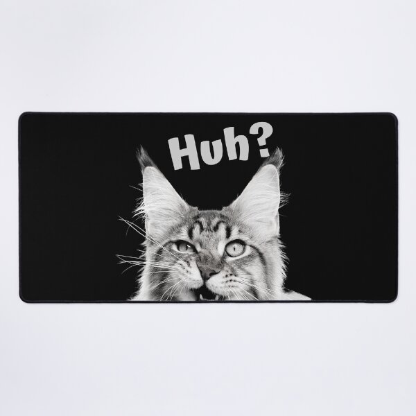 Item preview, "Huh?" Funny confused cat designed and sold by Nyanko-Sempai.