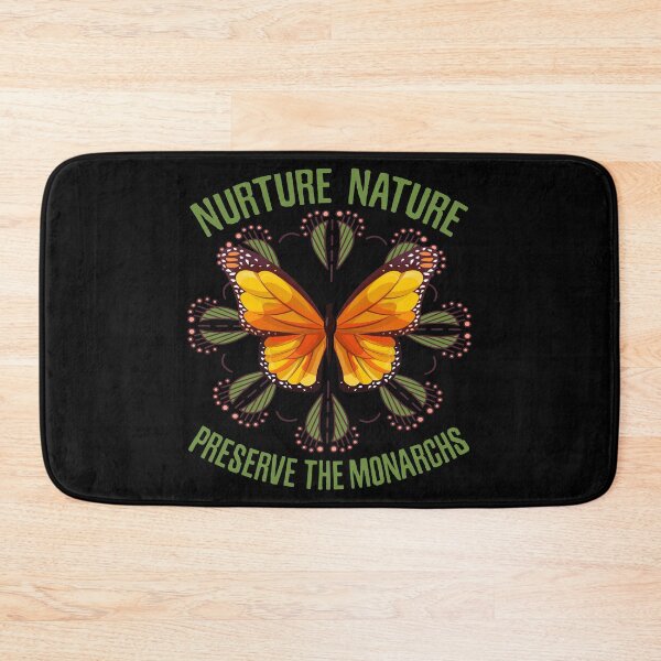 Item preview, Nurture Nature Preserve Monarch Butterfly, Leaf Mandala Saving Monarchs designed and sold by Merchking1.