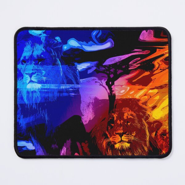 Safari Dreams Male Lions Mouse Pad