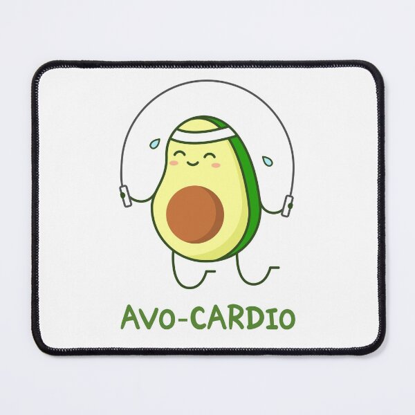 Item preview, Avo-cardio. Avocado exercise. Jump Rope Work Out.  designed and sold by TashaVector.