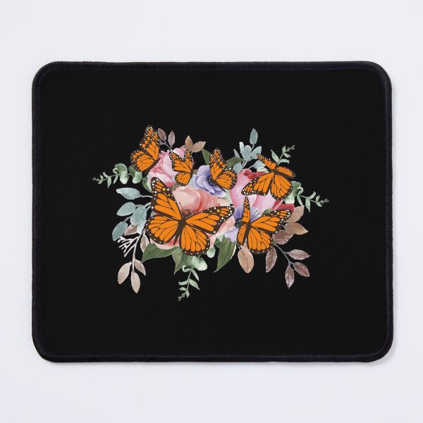Item preview, Butterflies And Roses, Monarch Butterfly Pink Roses  Save Monarch Nature designed and sold by Merchking1.