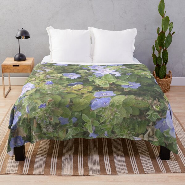Item preview, Australian Blue Wild Flowers in Garden designed and sold by Bennymp.
